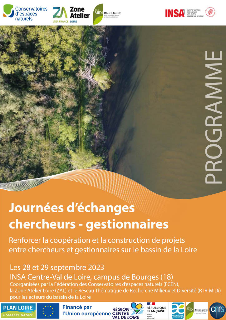 Journées d’échanges chercheurs-gestionnaires du bassin : « Renforcer la coopération et la construction de projets entre chercheurs et gestionnaires sur le bassin de la Loire »