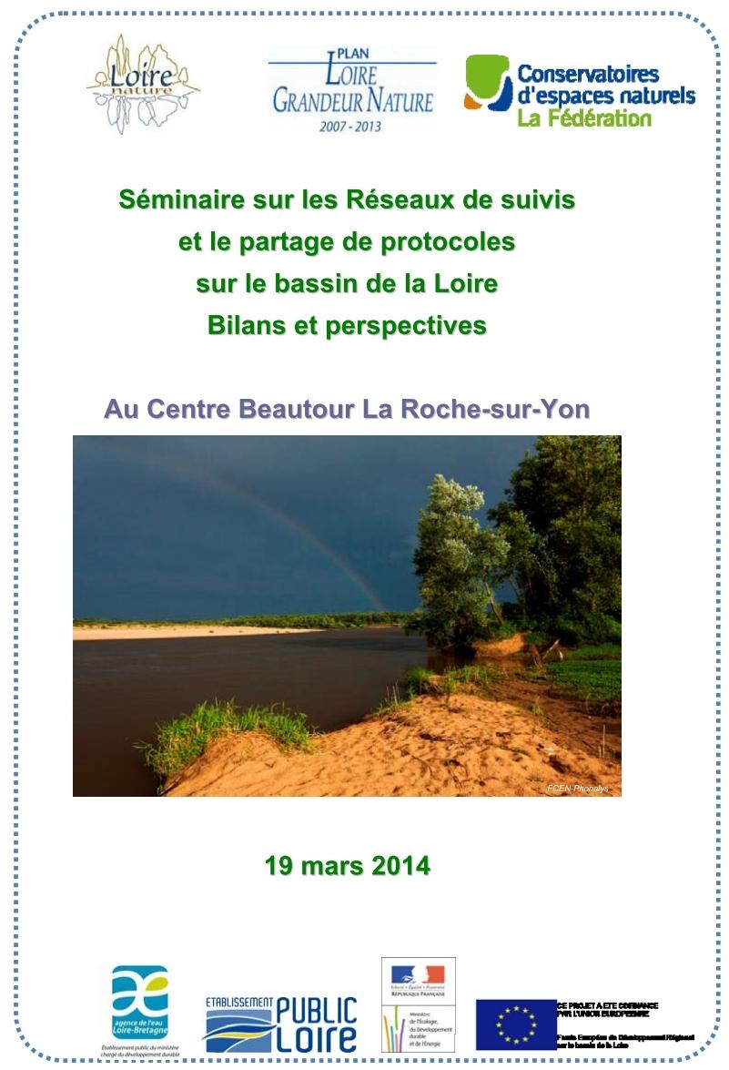 Séminaire : « Réseaux de suivi et partage de protocoles sur le bassin de la Loire : bilan et perspectives »