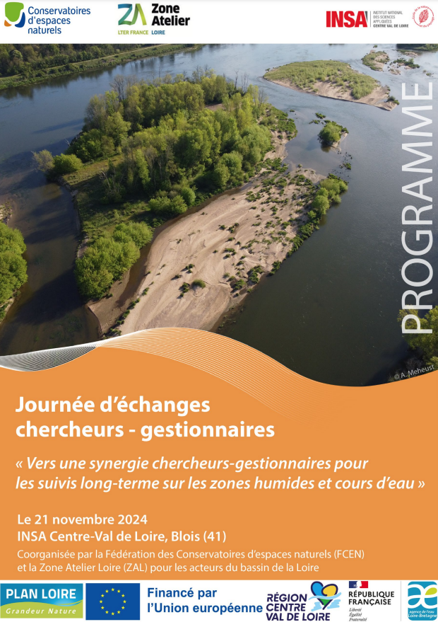 Journée d’échanges chercheurs-gestionnaires du bassin : « Vers une synergie chercheurs-gestionnaires pour les suivis long-terme sur les zones humides et cours d’eau »