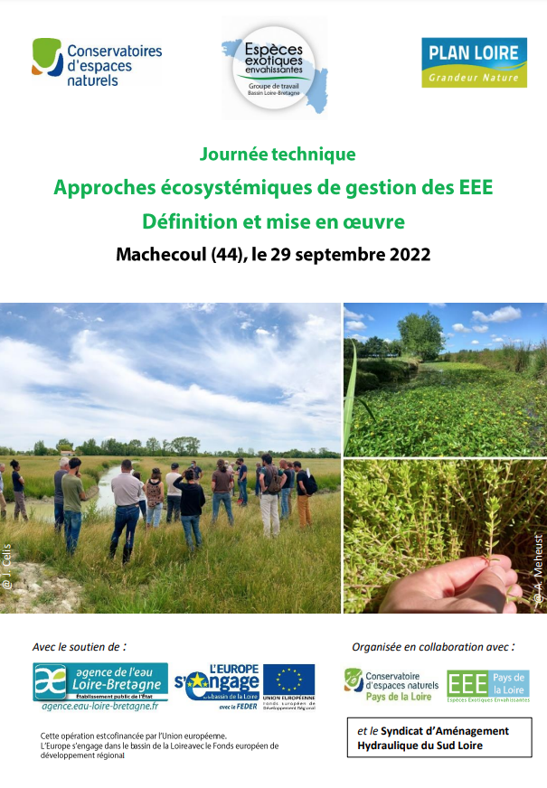 Journée technique : « Approches écosystémiques de gestion des EEE »