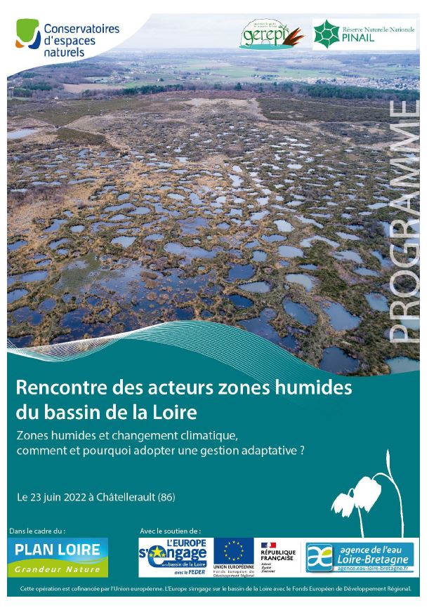 Rencontre des acteurs zones humides : « Zones humides et changement climatique, pourquoi et comment adopter une gestion adaptative ? »