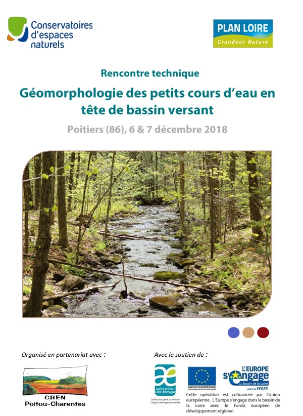 Rencontre technique : « Géomorphologie des petits cours d’eau en tête de bassin versant »